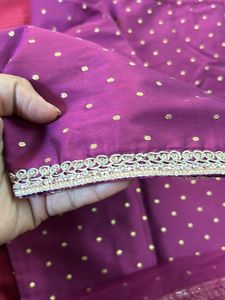 Partywear 3 Piece Kurti Palazzo Dupatta Set