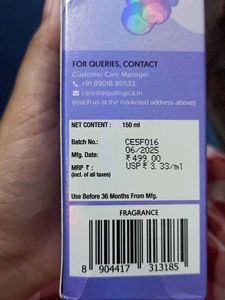 Aqualogica Body Mist