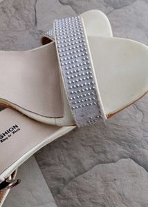 Elegant White Heels