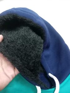 girls Stylish woolen Hoodie