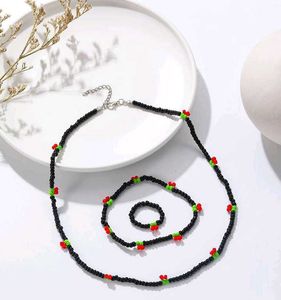 Aesthetic Cherry Necklace 🍒
