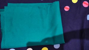 Teal Fabric Piece