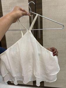 White Shein Halter Top