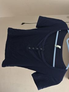 Navy Blue Casual T-Shirt