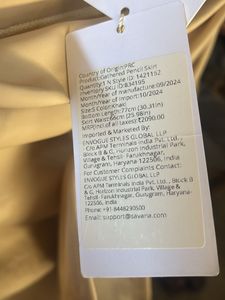 Elegant Faux Leather Skirt