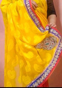 Saree.. Blouse Not Attached