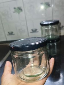 GLASS BOTTLES 4 PIECE