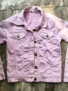 Pink Denim Jacket