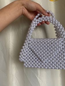 THD Pearl Beaded Handmade Bag