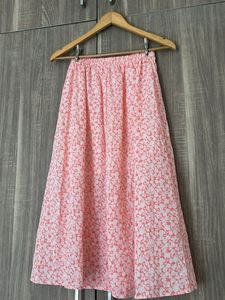 Floral Print Skirt