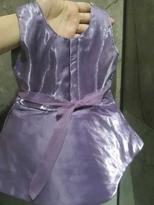 Lilac Flower Girl Dress