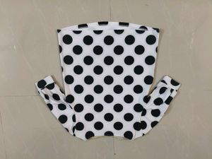 Black And White Polka Dotted Top