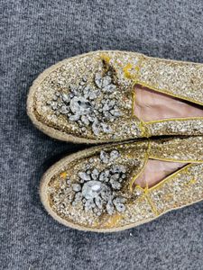 Sparkly Espadrille Heels