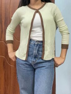 Light Green Cardigan