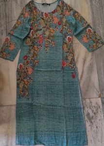 Floral Print Long Kurta
