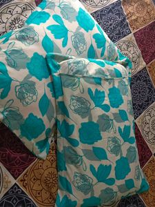 Cotton Floral Pillow Cover Set