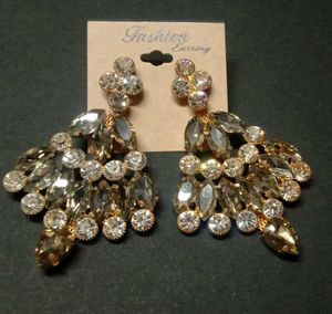 Glamorous Crystal Chandelier Earrings