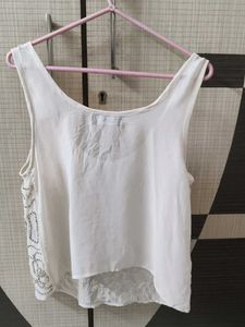 Golden Beads Peach Top