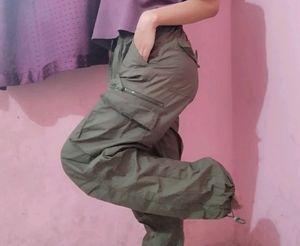 Olive Green Cargo Pants