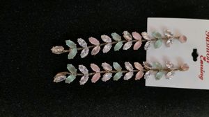 Beautiful Stoned Long Earrings