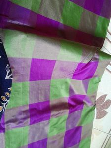 Checked Saree