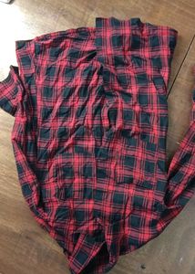Red & Black Flannel Shirt