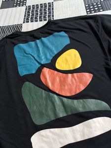 Black &#39;Wondering Wilderness&#39; Tee