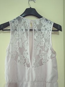 Pink Lace Detail Dress