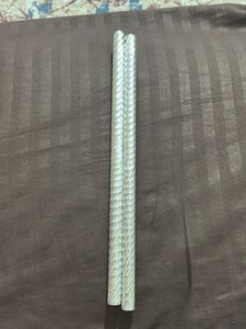 Navratri Silver Metal Dandiya Sticks For Kids