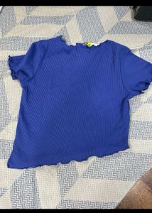 Blue &#39;Attitude 22&#39; Graphic Tee