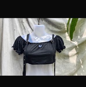 Black Crop Top