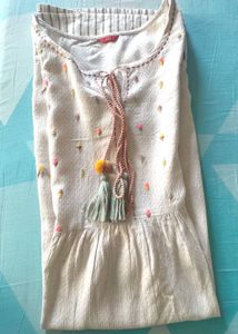 Boho Embroidered Dress