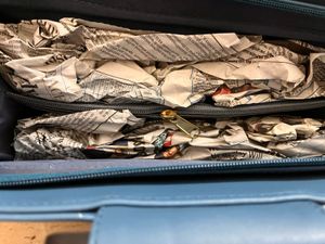 Hand Bag In Teal Color