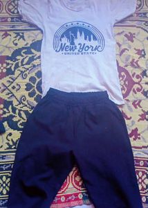 Plazo And T Shirt