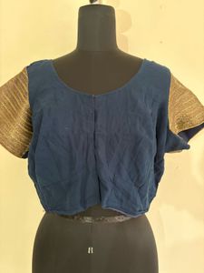 Elegant Blue Blouse