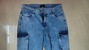 Unique Patchwork Denim Jeans