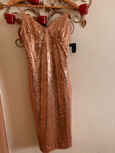 Beautiful Shien Sequins Party wear Dress