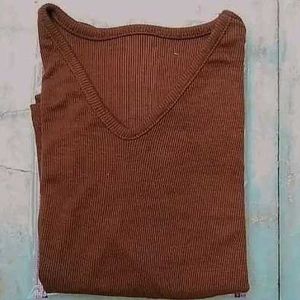 Casual Brown T-Shirt