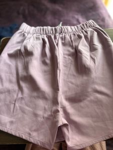 Lilac Skirt + Shorts