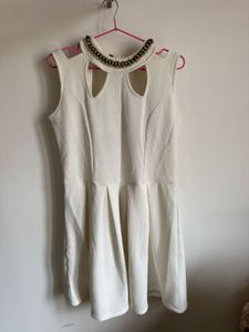 Chic White Party Dress