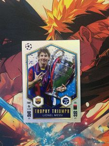 trophy triumph Lionel Messi