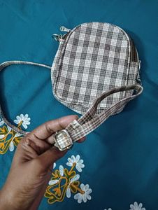 Cute Plaid Crossbody Bag