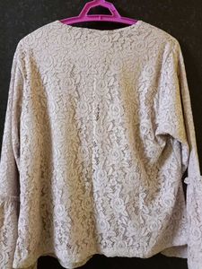 💜 Enchanting Lavender Floral Lace Shrug💜