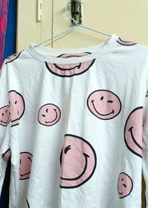 Cute Smiley Pink Co-ord Set 🩷🩷