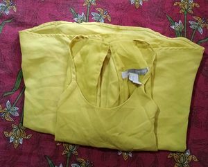 Yellow Forever21 Dress