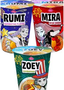DIY Ramen Template – K-pop Demon Hunters Edition