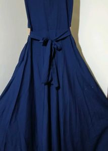 Elegant Navy Blue Dress