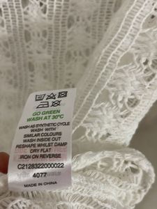 White Crochet Top
