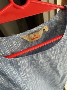 Blue Checked Dress