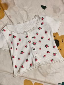 Floral Button-Up Top
